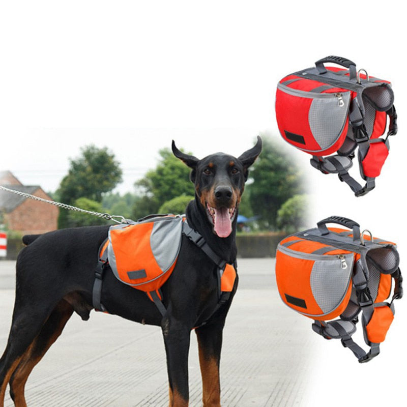 Large Dog Adjustable Saddle Bag